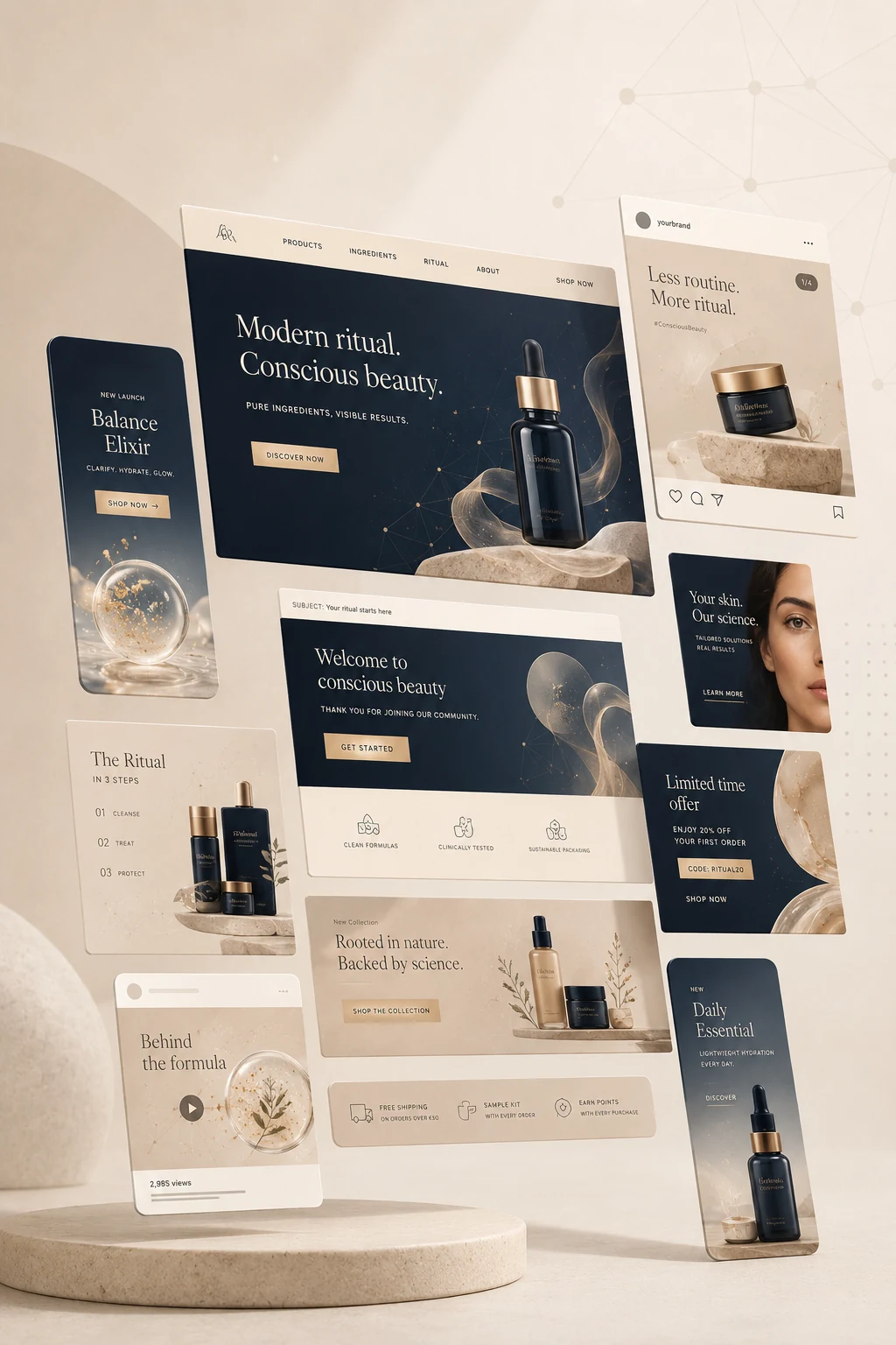 Visual Design portfolio preview